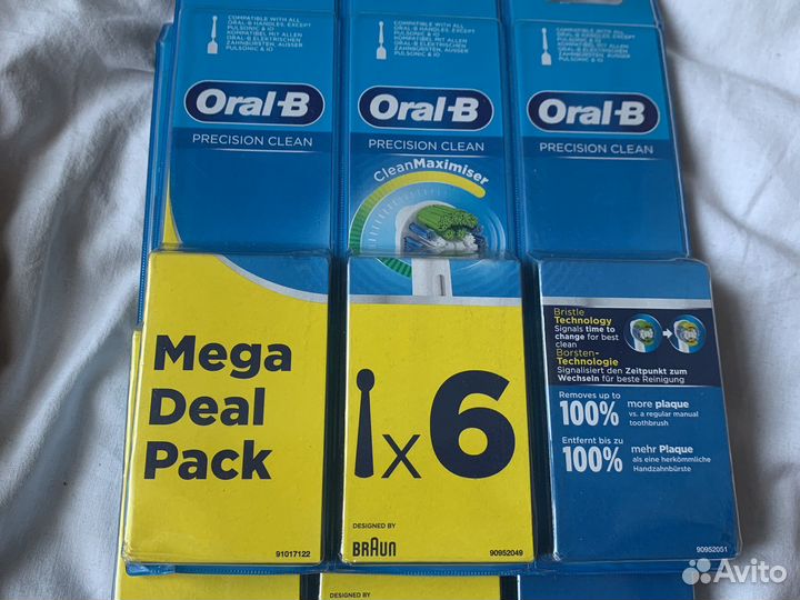 Сменные насадки oral b braun для зубных щёток