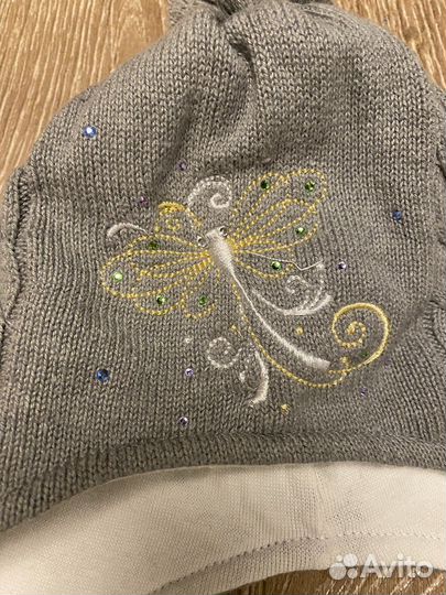Шапка для девочки размер 46-48