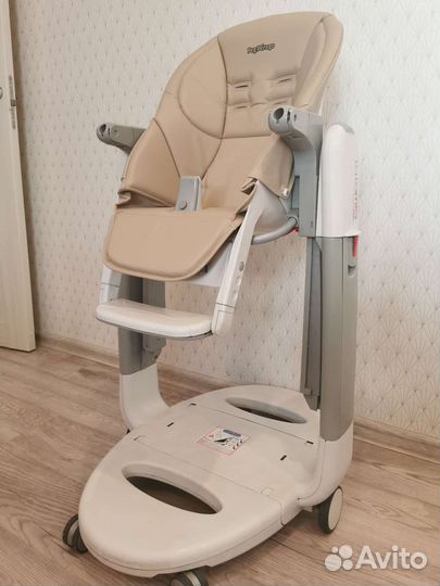 Чехол из эко-кожи на стульчик tatamia бежевый