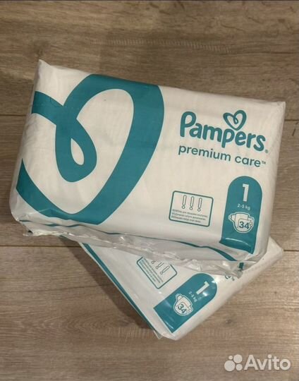 Подгузники памперс для новорождённых