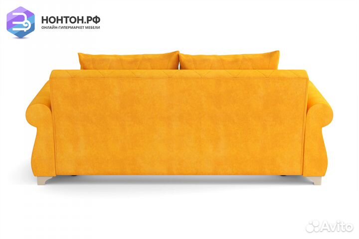 Диван книжка Порто М горчичный