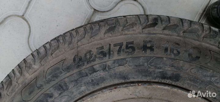 Колеса грузовые 225 75 16с за 1 шт в наличие 4 шт