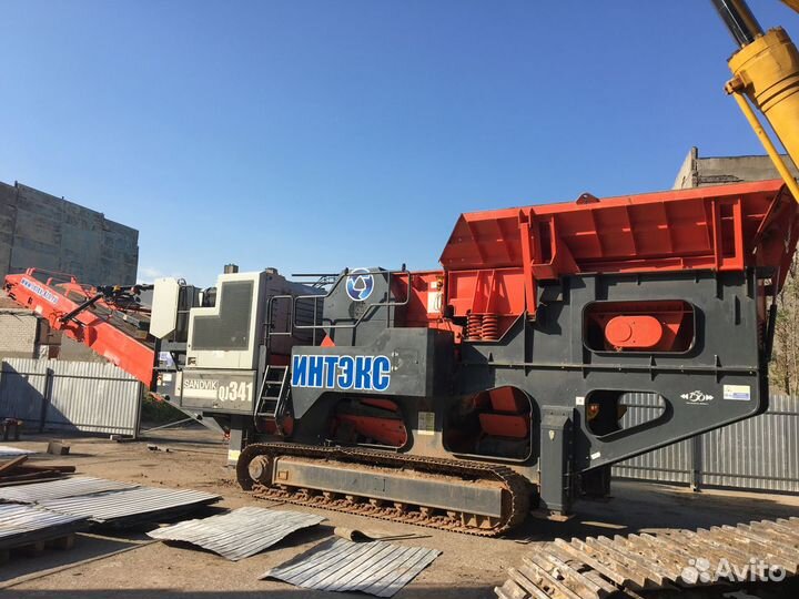 Мобильная Щековая дробилка sandvik QJ341 в аренду