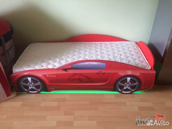 Детская кровать машина Мустанг в наличии в Перми