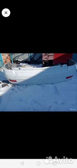 Задний бампер priora 1