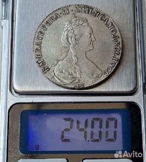 1 Рубль 1777 г. Императрица-Екатерина2