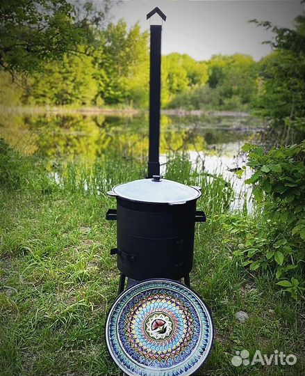 Казан чугунный узбекский