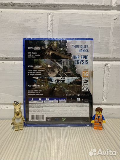 Crysis remastered trilogy PS4 новый диск