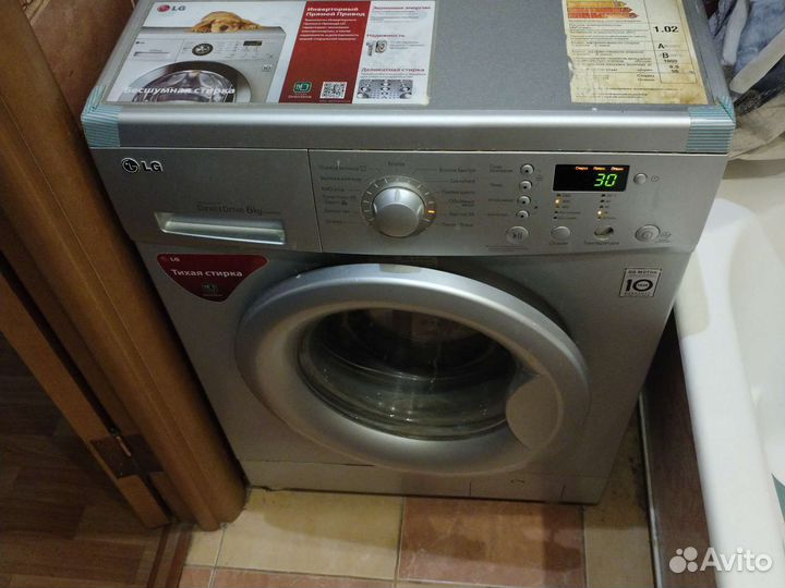Стиральная машина бу lg 6 кг