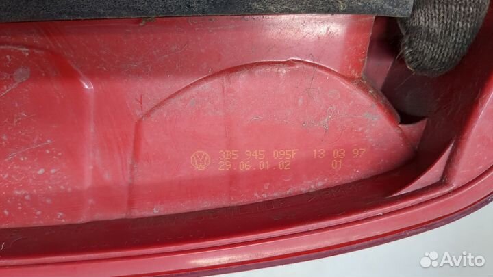Фонарь (задний) левый Volkswagen Passat 5, 1997