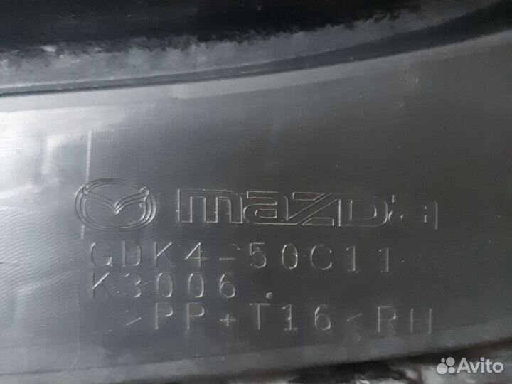 Заглушки птф переднего бампера Mazda 6GH ресталинг