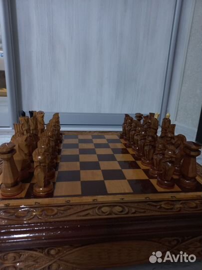 Шахматы ручной работы деревянные