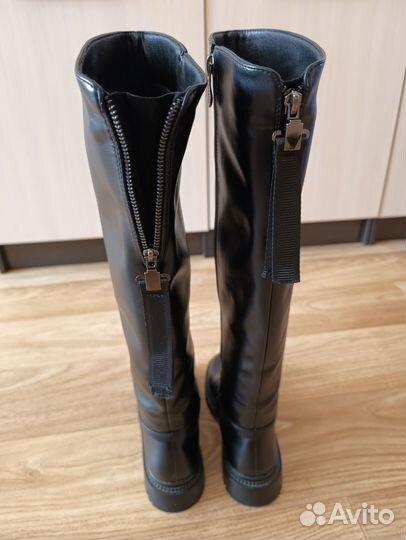 Сапоги зимние ботфорты