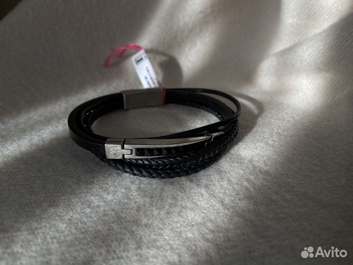 Кожаный браслет мужской