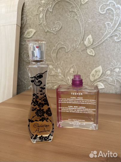 Духи женские Christina Aquilera и Paul Smith