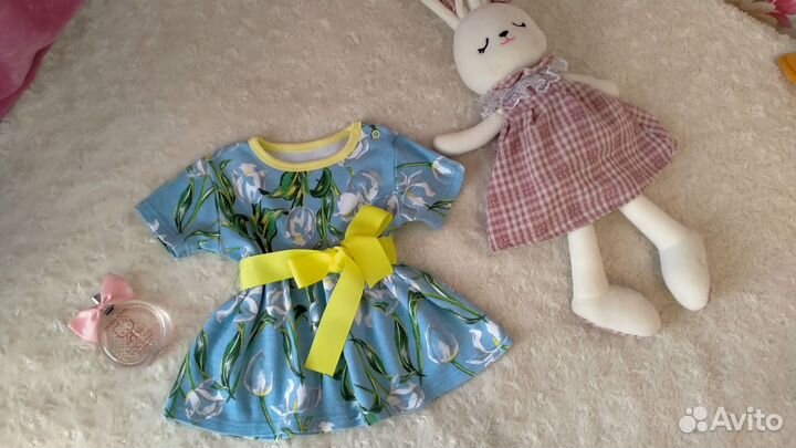 Платье для новорожденной девочки