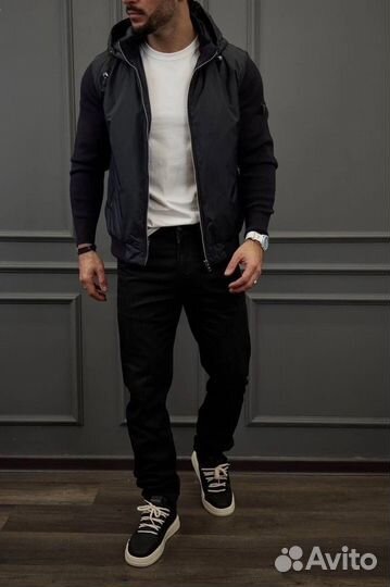 Демисезонная куртка мужская prada размер (48-56)