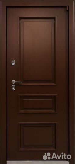 Дверь с порошковым покрытием с терморазрывом