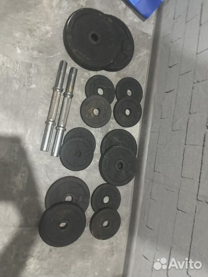 Гантели разборные