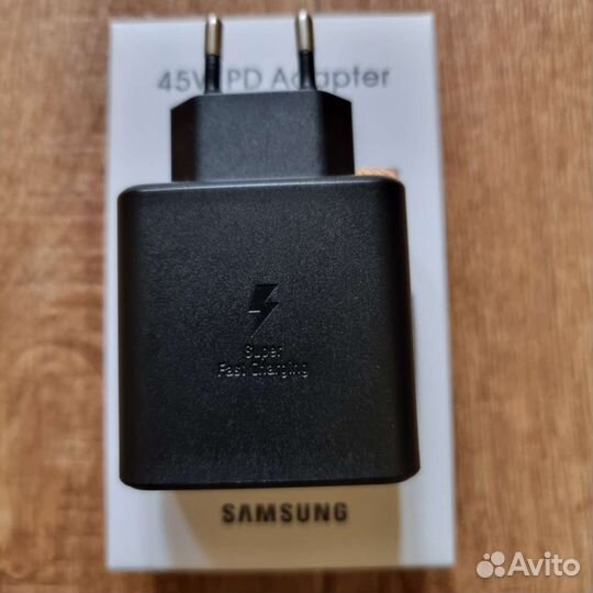 Супербыстрая зарядка Samsung 45Вт (Оригинал, рст)