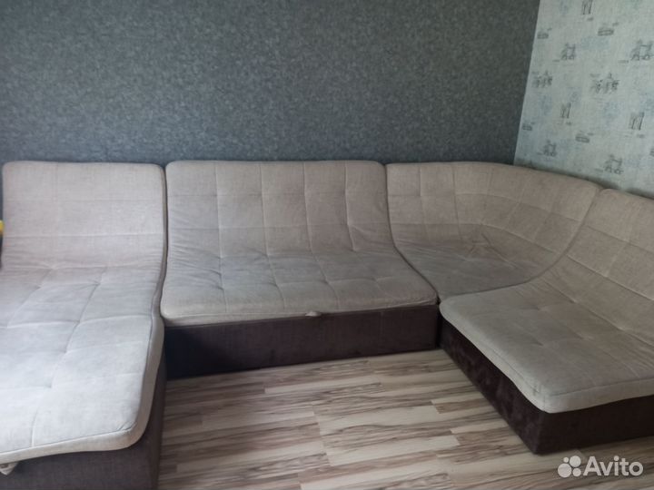 Большой угловой диван модульный бу