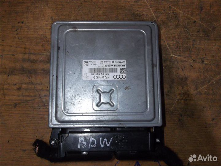 Блок управления двигателем 4F0907552D Audi A6 4F2