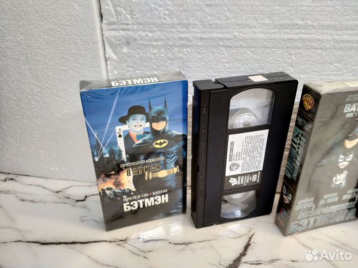 Видеокассеты VHS Batman Бэтмэн Varus Video Варус