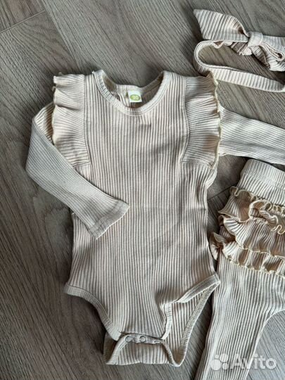 Комплект боди и штанишки для девочки 80