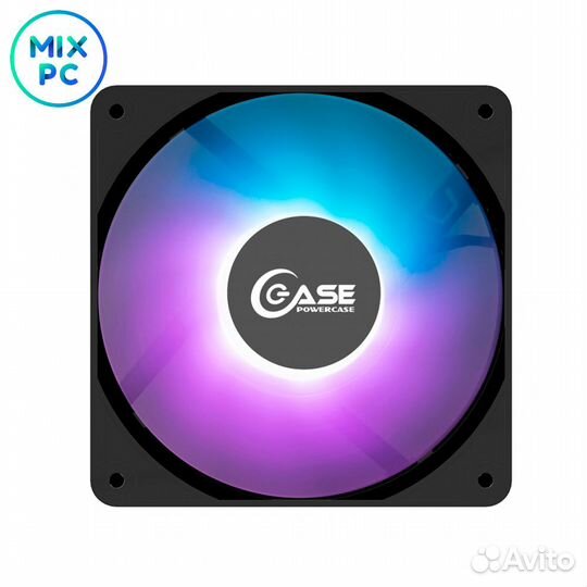Вентилятор Powercase (M14LED) 5 color LED 140x140x