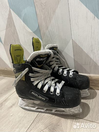 Коньки хоккейные детские 32 размер bauer 3s pro