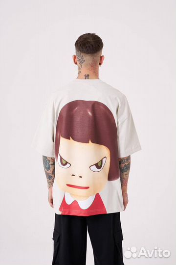 Футболка оверсайз с принтом
