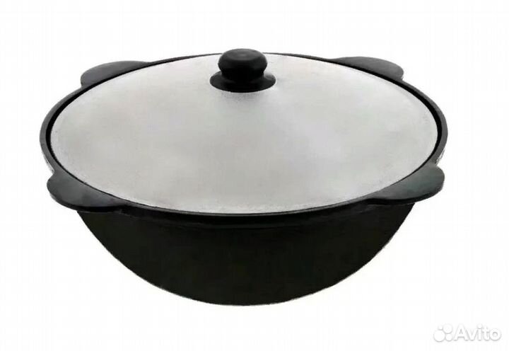 Казаны узбекские, чугунные, Наманган 6л. 8л