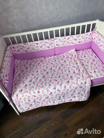 Бортики в кроватку новые