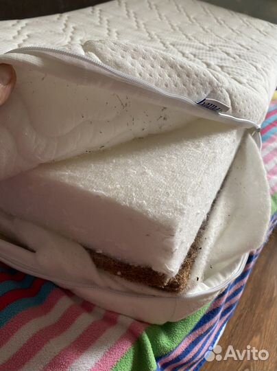 Матрас детский 120 60 plitex