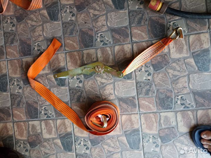 Ремни стяжные с трещеткой 5 тонн