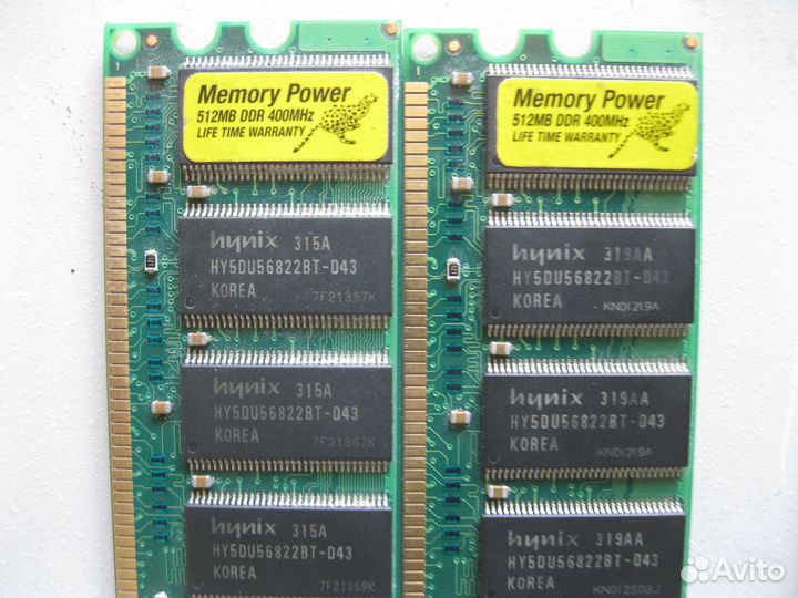 Оперативная память озу для пк: sdram / DDR1 / DDR2