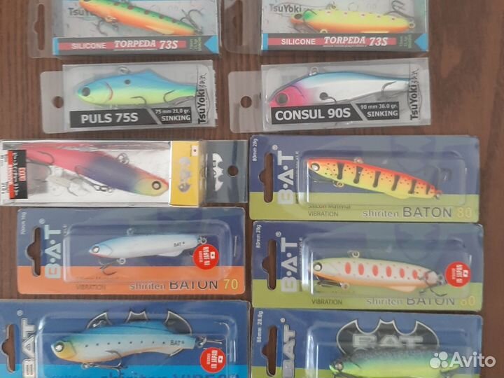 Раттлины BAT и TsuYoki на судака