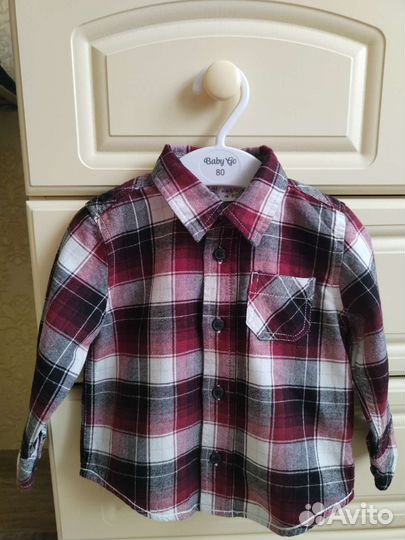 Рубашки на мальчика 74 80