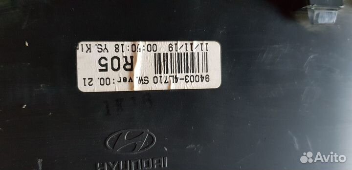 Hyundai Solaris 2011-17 Щиток приборов Комбинация