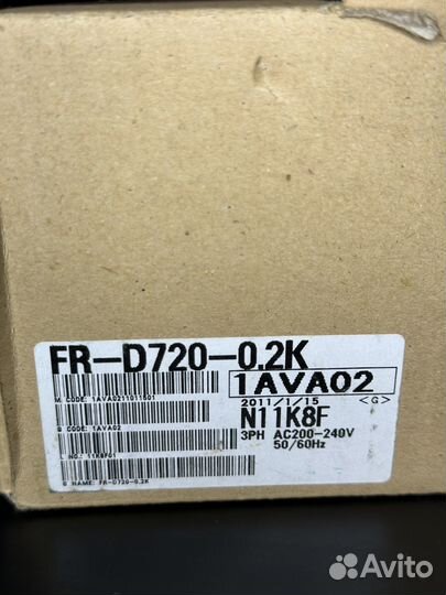 Частотный преобразователь Mitsubishi FR-D720-0.2K