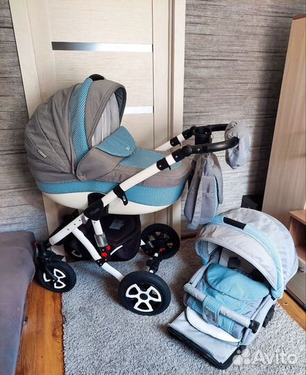 Коляска 3 в 1/2в1 adamex barletta
