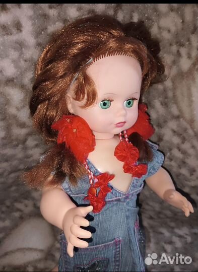 Кукла 40 см говорящая, глаза моргают