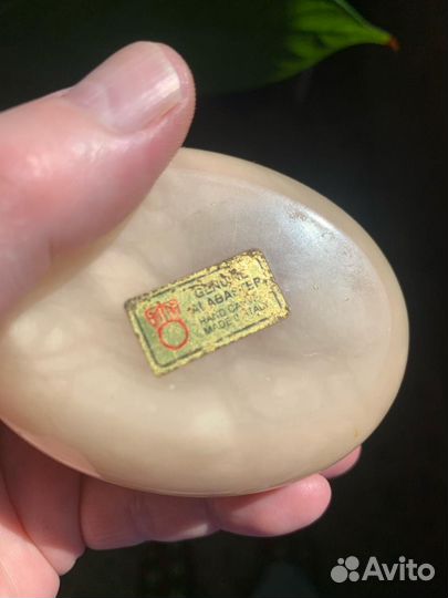 Винтажная шкатулка из алебастра Италия торг