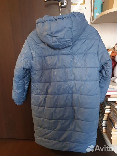 Пальто зимнее для девочки 134-140 см