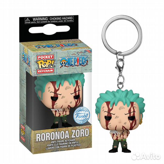 Брелок Funko POP Pocket Keychain. One Piece: Roron