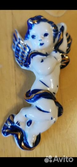 Гжель фигурка ангел