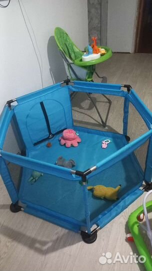 Большой детский манеж бу