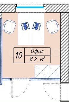 Свободного назначения, 8.2 м²