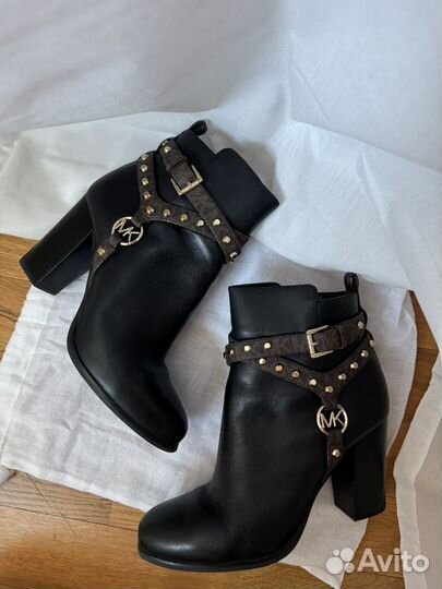 Ботильоны кожаные Michael Kors