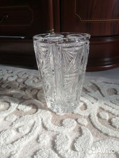 Ваза хрустальная СССР, Чехия